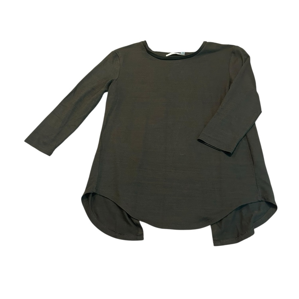 RD STYLE green open back lightweight sweater